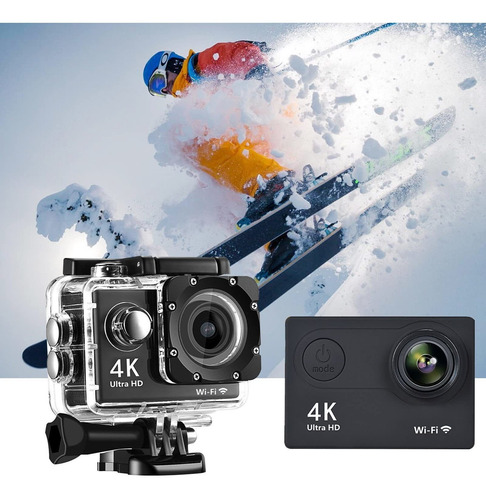 Camara Accion Hd Subacuatica Impermeable Esqui Deportiva