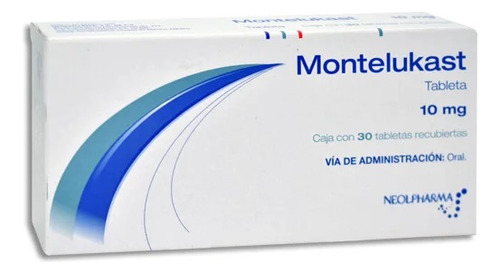 Montelukast 10 Mg Caja Con 30 Tabletas