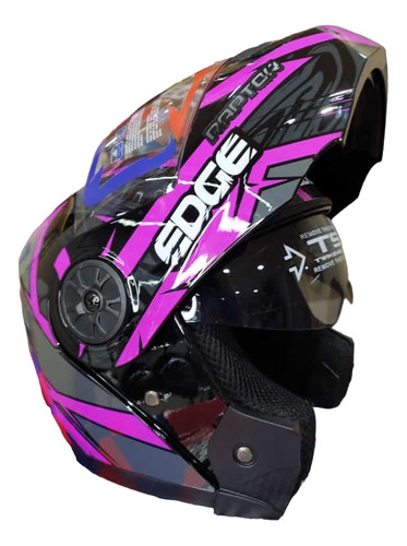 Casco Semi Integral Doble Visor Turbo Raptor