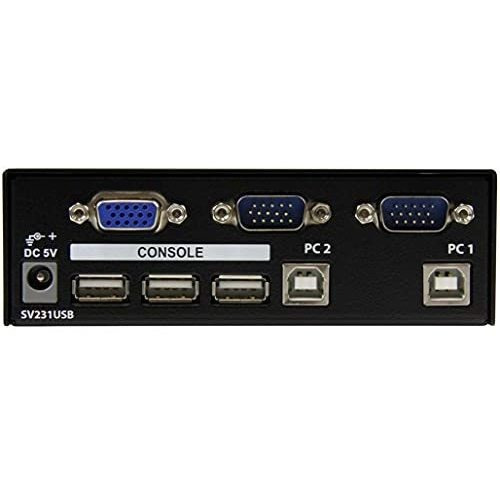 Startech.com Conmutador Kvm Usb Vga De 2 Puertos - Conmutado