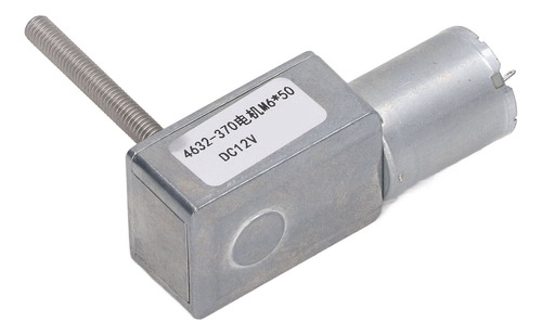 Motor De Engranajes M6 Dc, Función De Autobloqueo Helicoidal