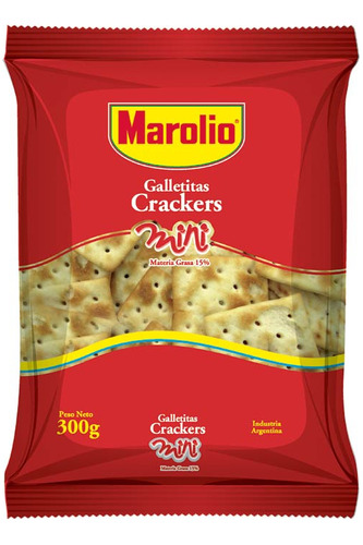 Galletitas  Minicrac 300 Gr Marolio Galletitas Crackers