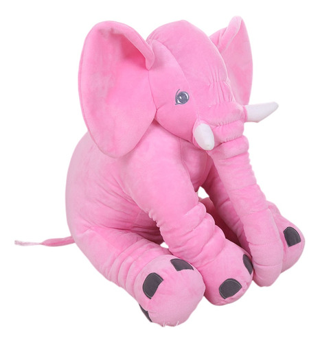 40cm Peluche De Elefante Almohada Super Suave Con Tela Felpa