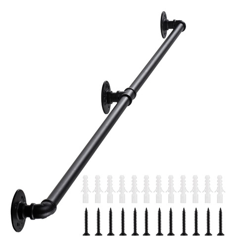 Senmit Pasamano Para Escalera Interior Tubo Hierro Montaje 5