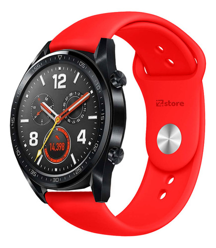 Correa Compatible Con Huawei Watch Gt Rojo Broche 20m