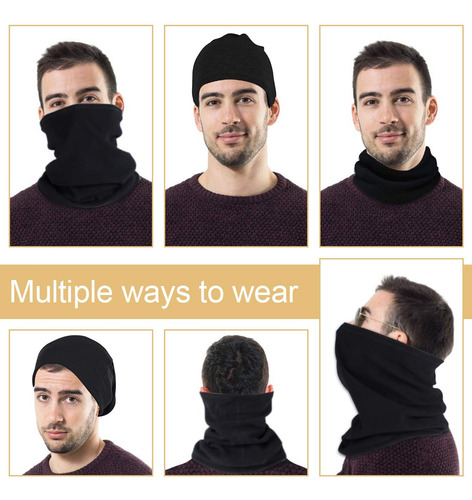 Polainas Kgc Paquete De 2 Para Calentar El Cuello Invierno Color Diseño De La Tela Talle