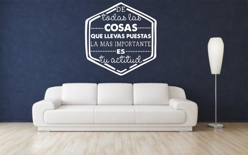 Vinilo Frase De Todas Las Cosas Que Llevas Decorativo 60cm