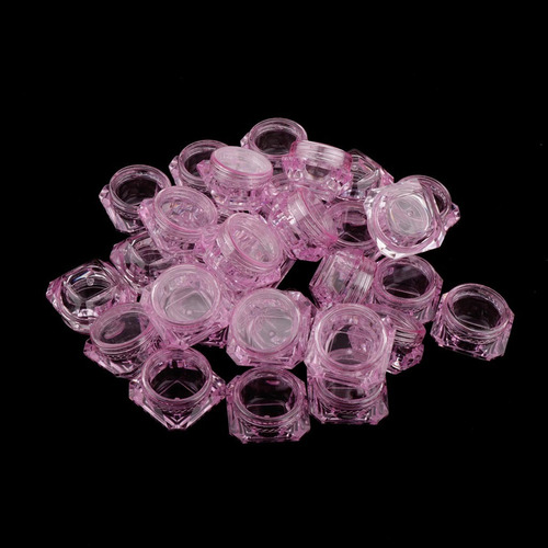30 Unids Mini Envase Cosmético Botella De Plástico De