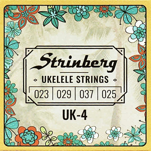 Encordoamento Para Ukulele Strinberg Uk4 Nylon Cristal