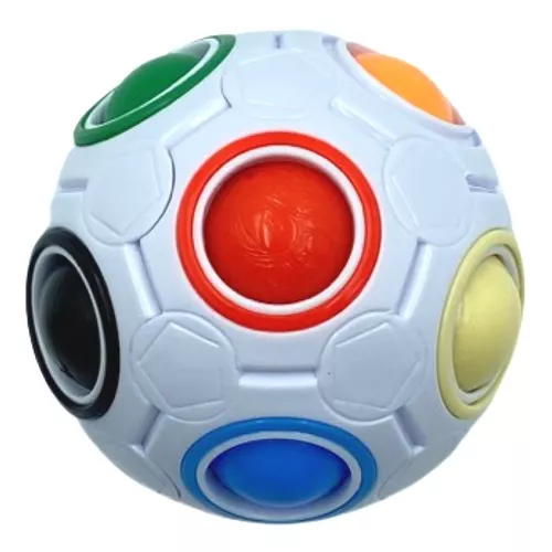 Fidget Toy Cubo Magico Brinquedo Antistress Cubo Bola Magica Pop Bolinha  Quebra-cabeça de Bola Rainbow Puzzle Ball Fidget Jogo de Habilidade Ball  Toy Teasers Jogos de Brinquedos