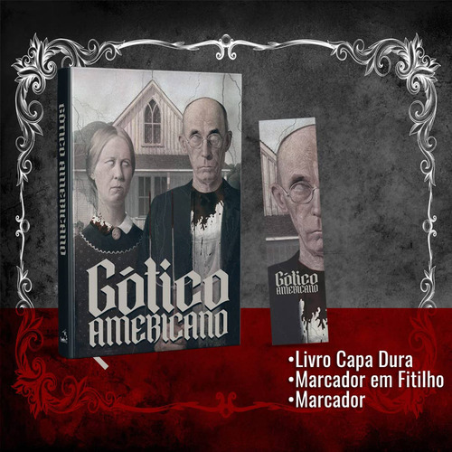 Livro Gótico Americano Capa Dura Ed Pandorga