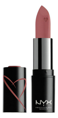 Labial Nyx Porfessional Shout Loud Satin Tono Chic Acabado Satinado