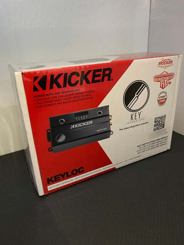 Convertidor De Señal Altas A Bajas Kicker Keyloc Color Negro
