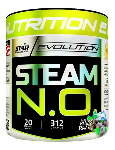 Oxido Nitrico Steam N.o. Star Nutrition 312 Grs