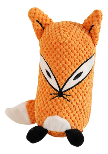 Juguete Para Perros De Peluche, Juguete Chirriante Naranja