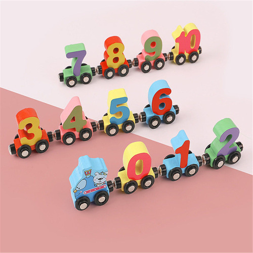 Educação Infantil Para Aprender Números E Letras Trem Magnét