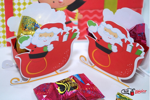Caixinha Para Brinde De Natal Modelo Trenó - 10un. | Parcelamento sem juros Caixinha Para Brinde De Natal Modelo Trenó - 10un. | Parcelamento sem juros