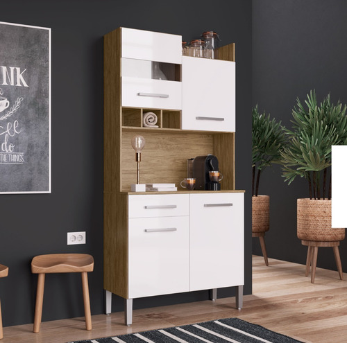 Imagen 2 de 10 de Mueble De Cocina Kit Completo 4 Puertas 1 Cajon Amoblamiento