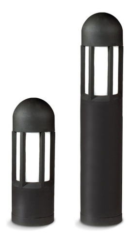 Imagen 1 de 3 de Farola Piso Negro Exterior 120cms Aluminio Mod 1200/26 Fw