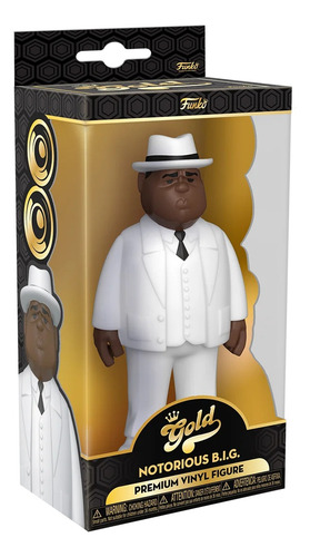 Funko Gold Biggie Smalls Figura De Vinilo Premium