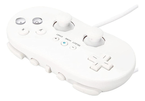 Controle joystick Nintendo Wii Classic Controller branco