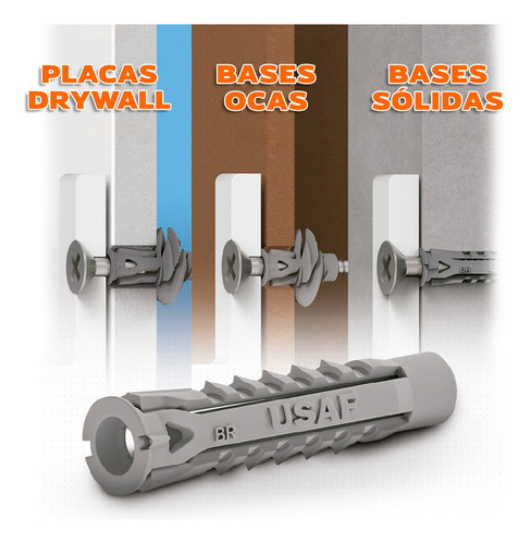Todas Em Uma: Buchas U-tb1 Cinza 10mm Pacote Com 50un - Nfe