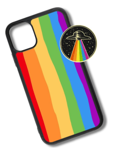 Pack Carcasa + Soporte Diseño Orgullo Pride Para iPhone