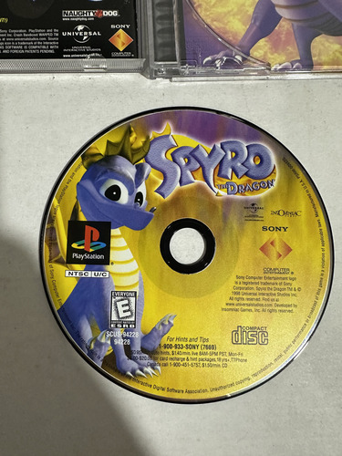 Spyro The Dragon | Ps1 Play Station 1 Original (Usado)