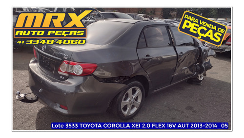 Suacata Corolla Xei 2.0 Flex 16v Aut 2014 Peças