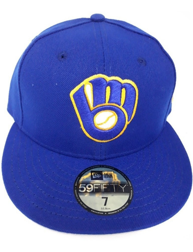 Gorra Cerveceros De Milwaukee New Era Original Varias Medida