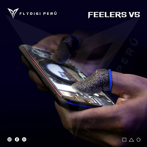 Imagen 5 de 7 de Guantes / Mangas Flydigi V5 Call Of Duty / Free Fire / Pubg