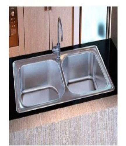 Fregadero Doble Tina 81cm X 44cm Acero Inoxidable M/d