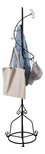 Perchero Para Bolsas Restaurante Elegante Espiral Moderno