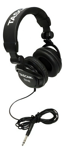Tascam Th-02 Auriculares Cerrados Para Estudio Color Negro Color De La Luz Na