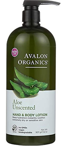 Avalon Organics Loción De Manos Y Cuerpo Sin Perfu