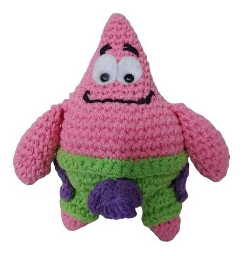 Muñeco Patricio (bob Esponja) Tejido Al Crochet - Amigurumis