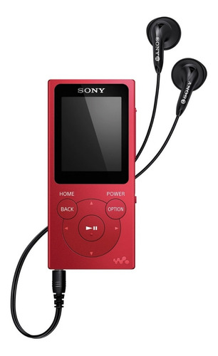 Walkman Reproductor Mp3 Sony Rojo Nw-e393 Fotos Música 