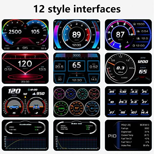Velocímetro Digital Obd2, Pantalla Universal Automóvi...