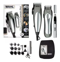 Comprar Wahl Deluxe Groom Pro Kit 3 Cortadoras De Pelo 21 Piezas 6c