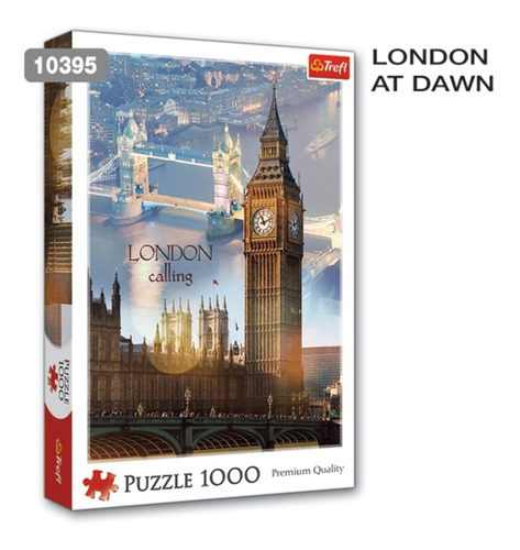 Rompecabeza Puzzle X 1000 Londres Al Amanecer Trefl 10395