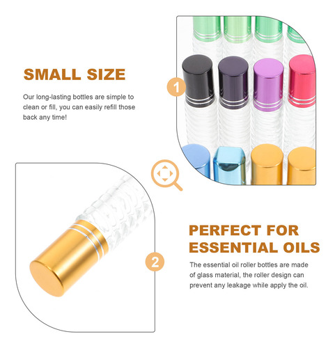 12 Botellas De 5 Ml, Botellas De Muestra De Aceite Esencial