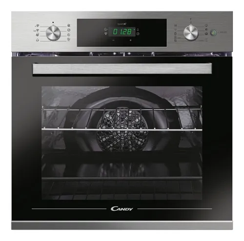 Horno De Empotrar Candy Fcts896x Wifi 70 Lt Vapor Añadido Color Gris