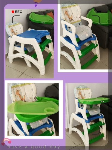 Silla De Comer Para Bebes 2 En 1 Cute Babies