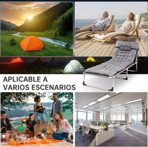 Esenzo cama plegable con colchon desmontable portatil