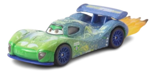 Disney Cars 2 Carla Veloso With Flames Original Mattel Loose