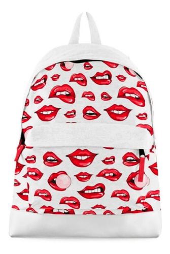 Mochila Escolar Urbana De Espalda Colegio Kuchen Color Lips