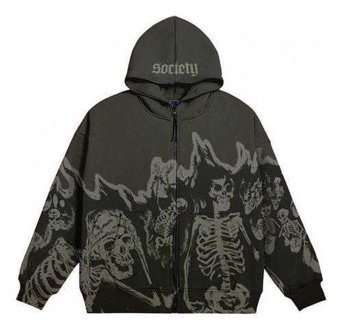 Sudadera Con Capucha Para Jóvenes Con Diseño De Calavera Par