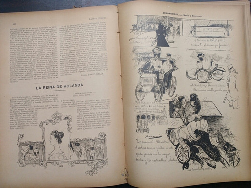 Lote 24 Revistas Año 1898 Madrid Cómico L. Alas J Benavente (Usado)