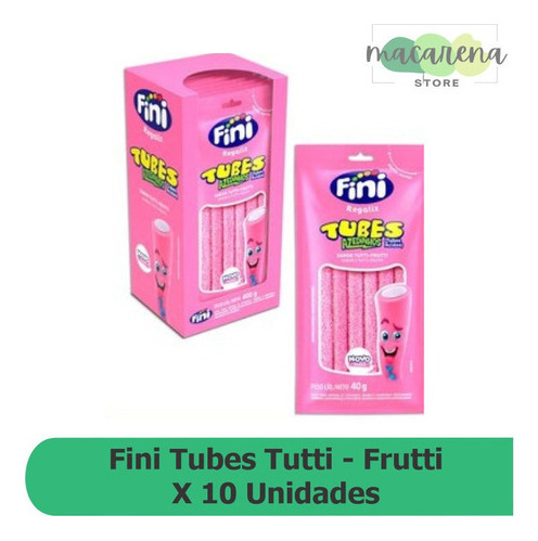 Fini Tubes Tutti-frutti X10und - G A $4