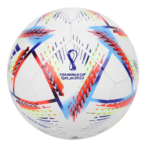 Pelota de fútbol adidas Al Rihla training nº 5 color blanco y pantone